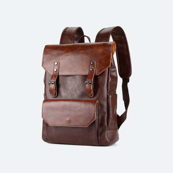 Women's Brown Leather Backpacks