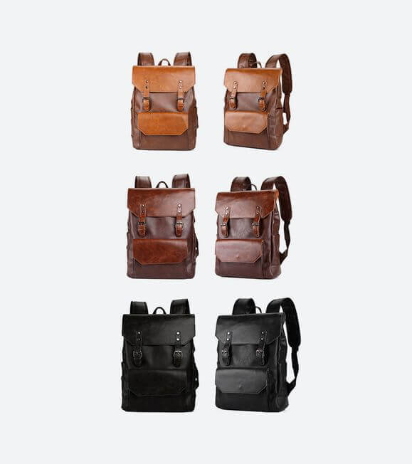 Women's Brown Leather Backpacks